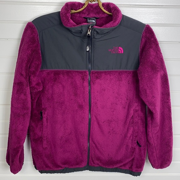 The North Face Other - The North Face Girls Magenta Fleece Jacket Size XL